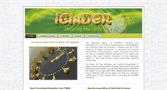 Desktop Screenshot of icinder.com